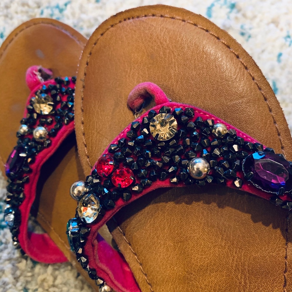 Barely Worn Embellished Not Rated Sandals